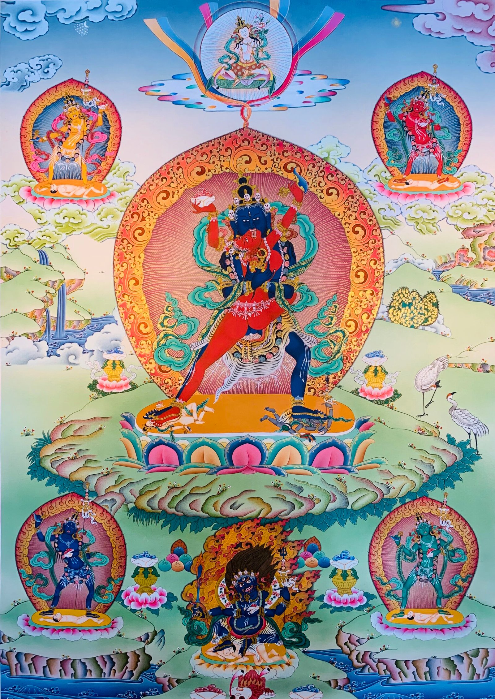 Chakrasamvara Thangka Painting