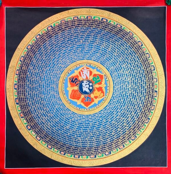 Mantra Mandala Thangka Painting