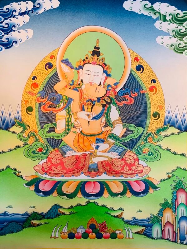 Vajrasattva Thangka Painting