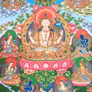 Chenrezig Thangka Painting