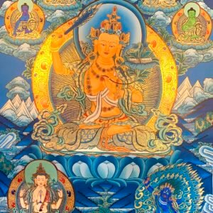 Manjushri Thangka Painting