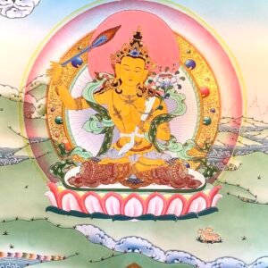 Manjushri Thangka Painting