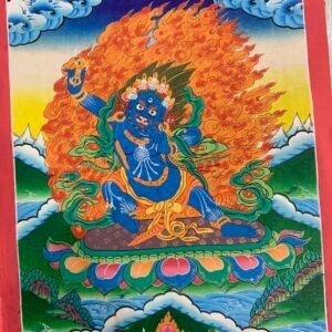 Wrathful Deity Vajrapani Thangka Painting