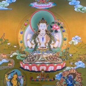 Chenrezig Thangka Painting