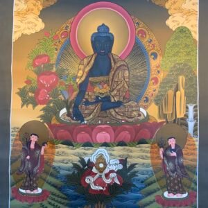 Medicine Buddha Thangka Painting