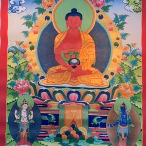 Amitabha Buddha Thangka Painting