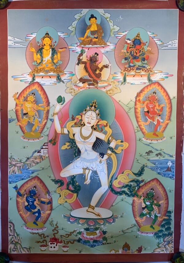 Machik Labdron Thangka Painting