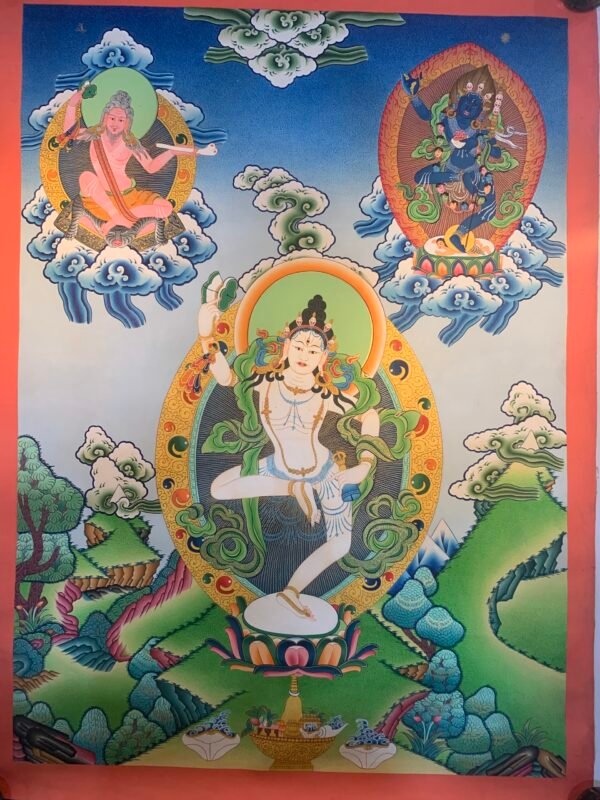 Machik Labdron Thangka Painting