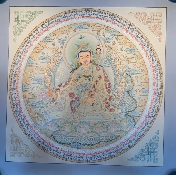 Guru Rinpoche Thangka Painting