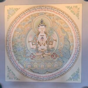 Chenrezig Thangka Painting