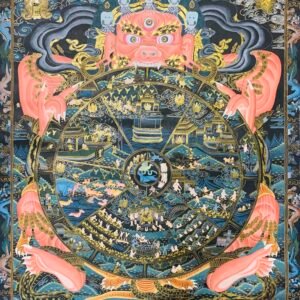 The Wheel of Life Thangka Painting