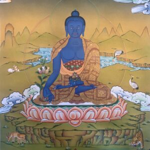 Medicine Buddha Thangka Painting