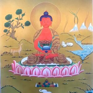 Amitabha Buddha Thangka Painting