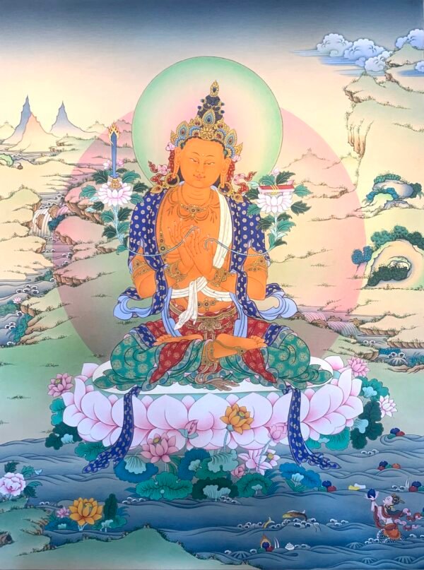 Manjushri Thangka Painting