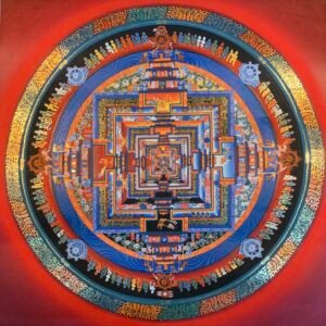 Kalachakra Mandala Thangka Painting