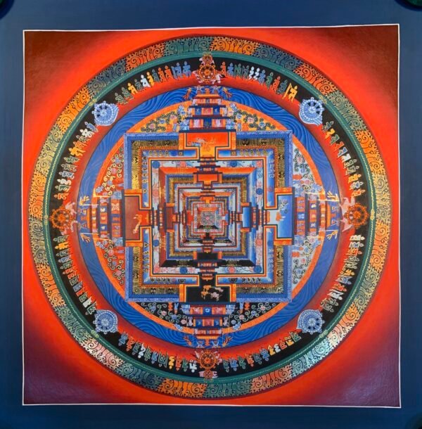 Kalachakra Mandala Thangka Painting