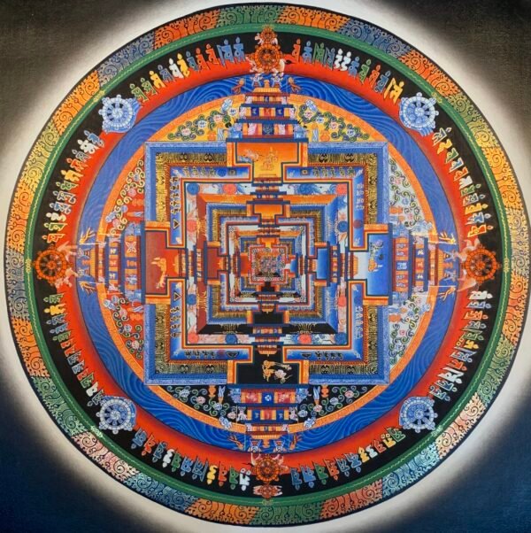 Kalachakra Mandala Thangka Painting