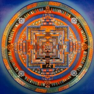 Kalachakra Mandala Thangka Painting