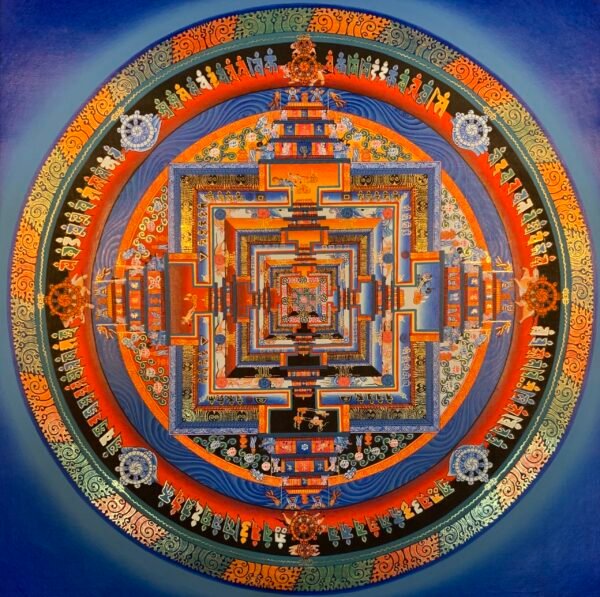 Kalachakra Mandala Thangka Painting