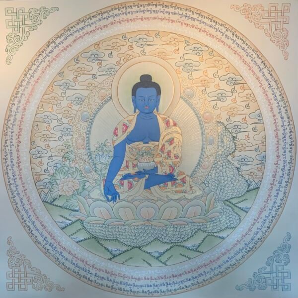 Medicine Buddha Thangka Painting