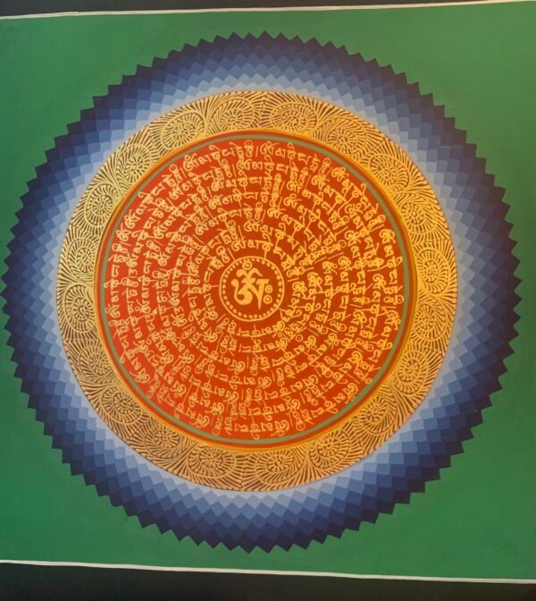 Mantra Mandala Thangka Painting