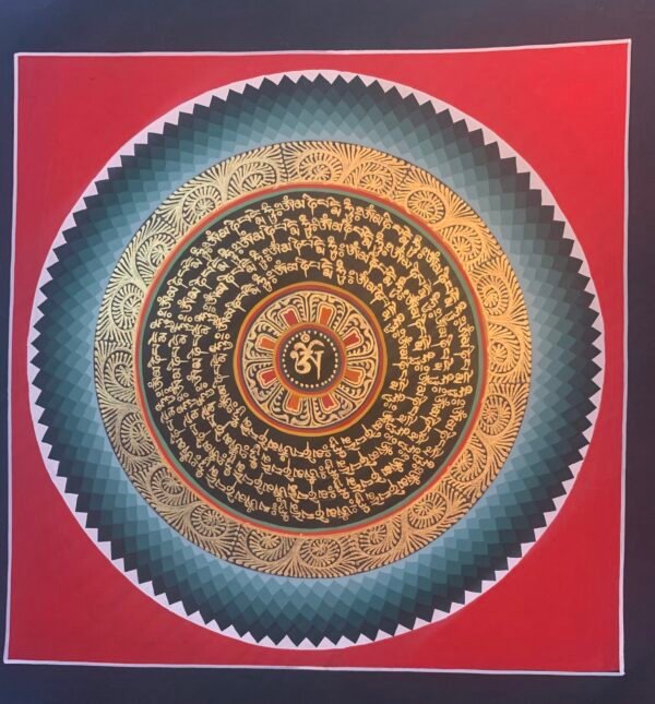 Mantra Mandala Thangka Painting