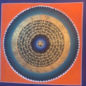 Mantra Mandala Thangka Painting