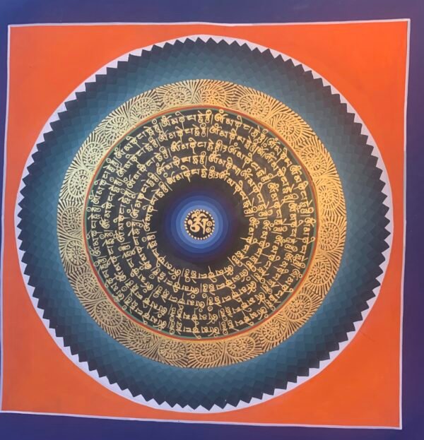 Mantra Mandala Thangka Painting