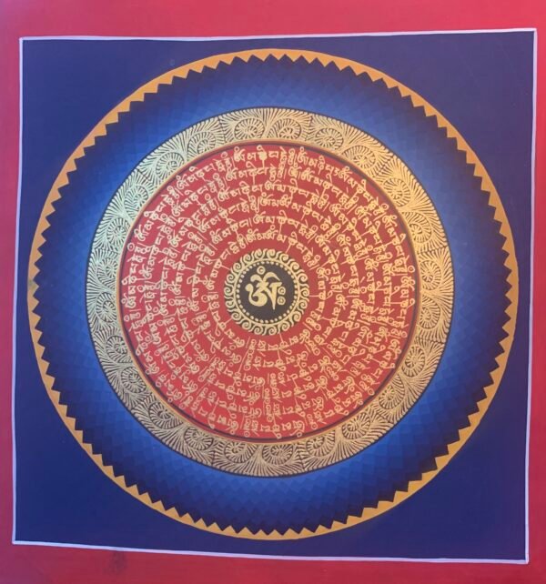 Mantra Mandala Thangka Painting