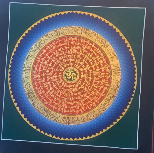 Mantra Mandala Thangka Painting