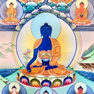 Medicine Buddha Thangka Painting