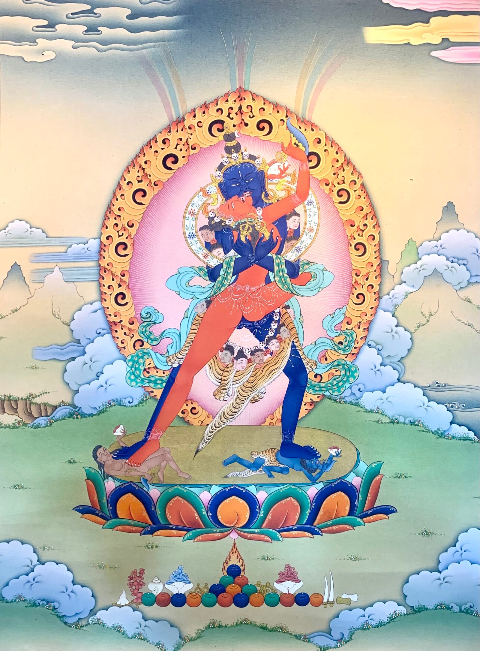 Chakrasamvara Thangka Painting