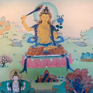 Manjushri Thangka Painting