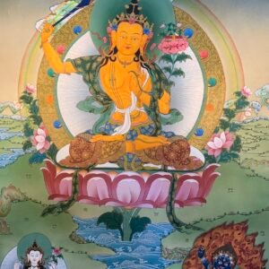 Manjushri Thangka Painting