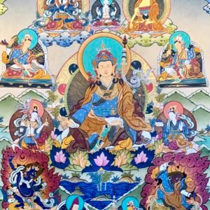 Guru Rinpoche Thangka Painting