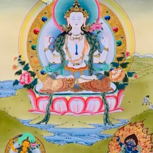 Chenrezig Thangka Painting