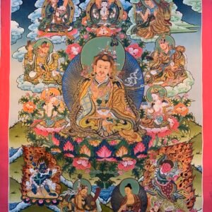 Guru Rinpoche Thangka Painting