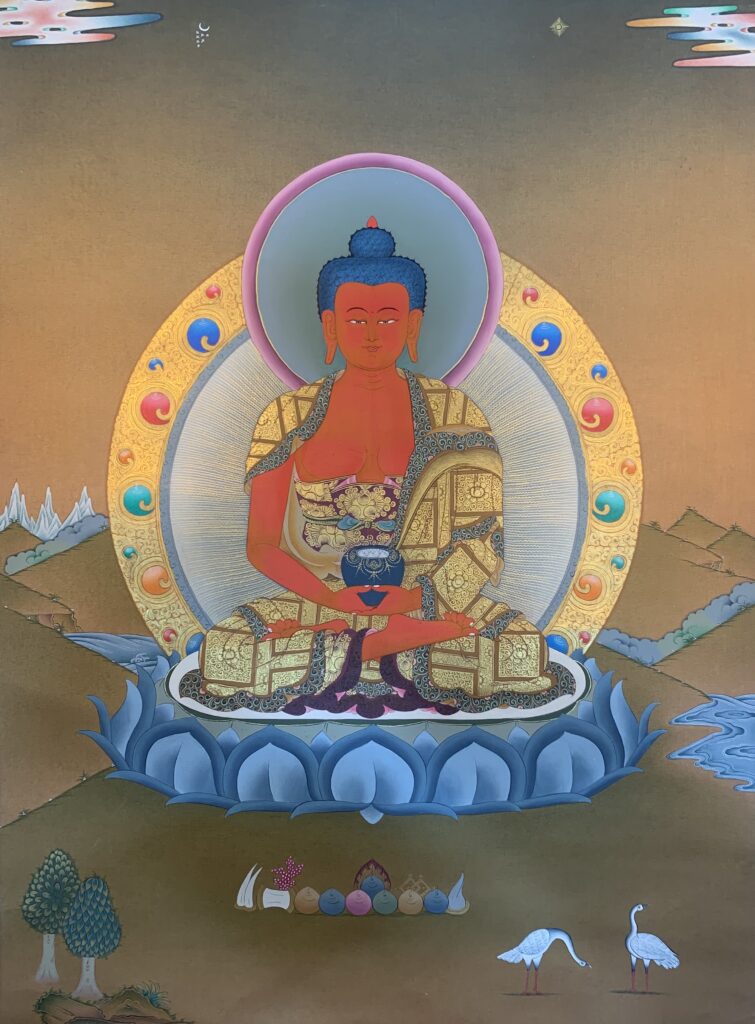 Best thangka in nepal "Amitabha Buddha"