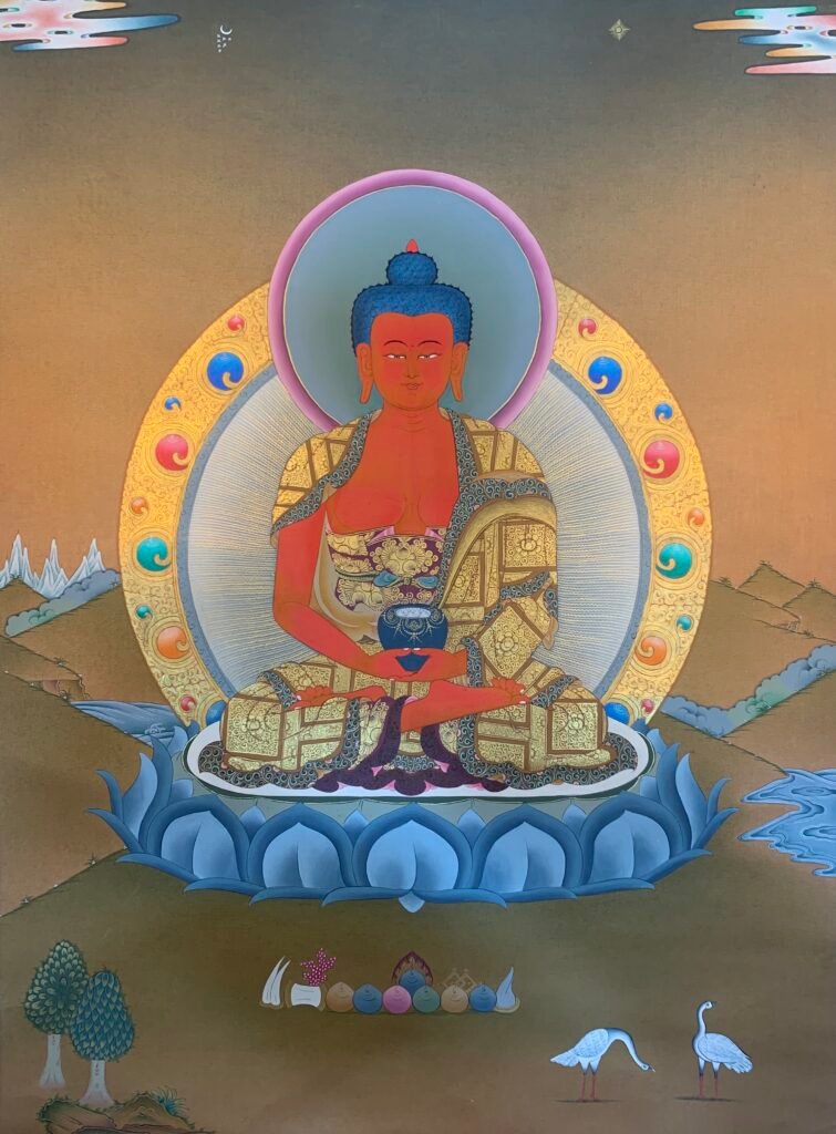 Best thangka in nepal "Amitabha Buddha"