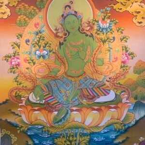 Green Tara Thangka