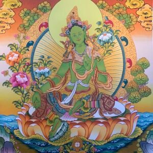 Green Tara Thangka