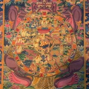 The Wheel of Life Thangka Painting 75*54