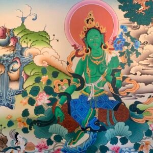 Green Tara Thangka