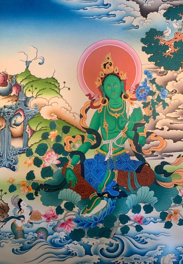 Green Tara Thangka