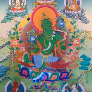 Green Tara Thangka