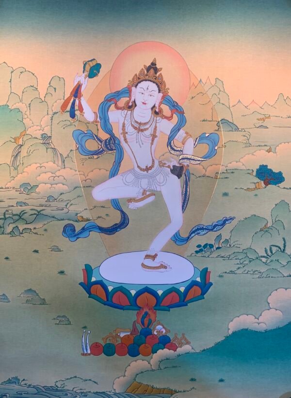 Machik Labdron Thangka Painting