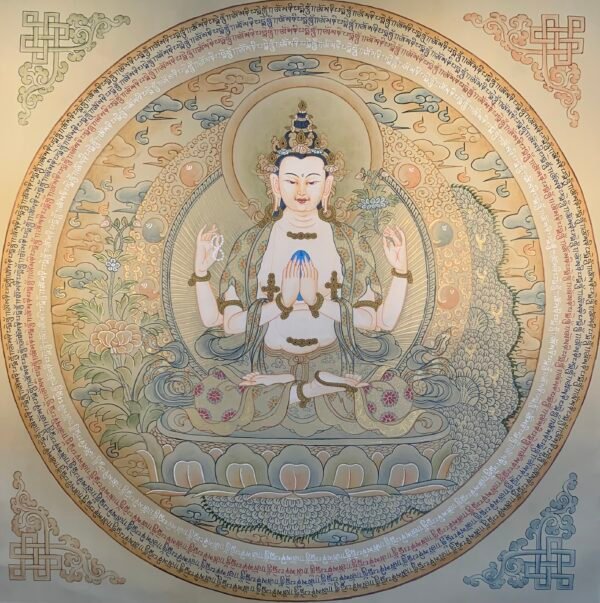 Chenrenzig Thangka Painting