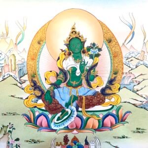 Green Tara Thangka