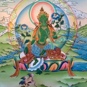 Green Tara Thangka