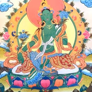 Green Tara Thangka